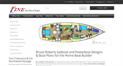 Desktop Screenshot of finelineboatplans.com